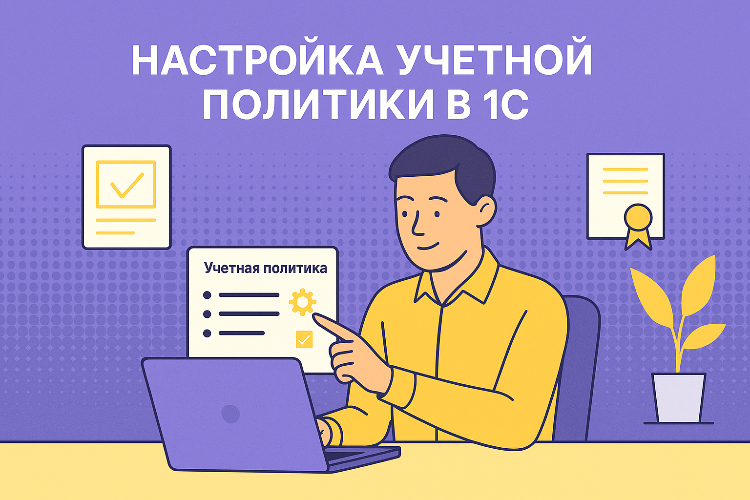 Настройки учетной политики в 1С:Бухгалтерия